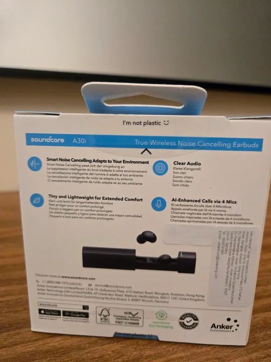 Soundcore A30i - Fones de Ouvido Bluetooth com Cancelamento de Ruído - Foto 3