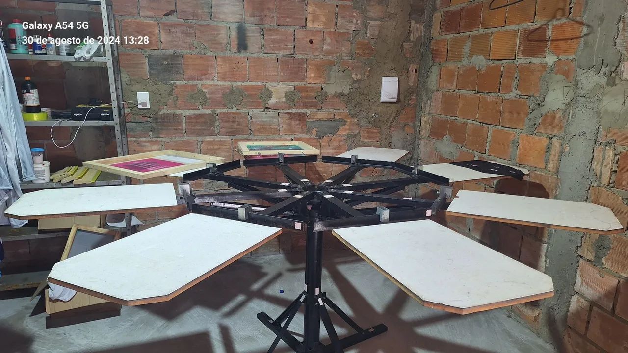 Berço giratório silk screen serigrafia