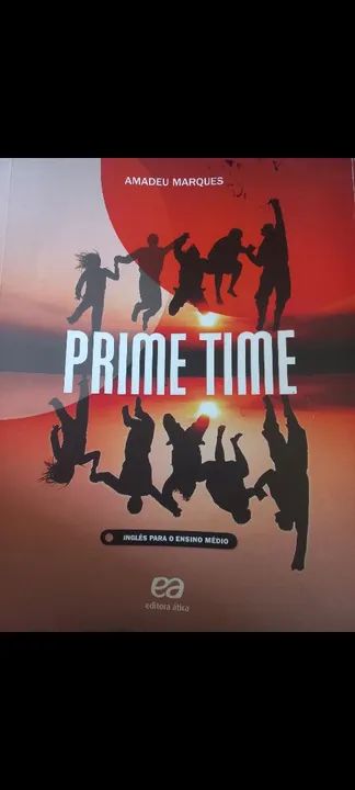Livro Prime Time Inglês Ensino Médio completo zerado 