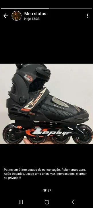 PATINS TRAXART SEMI PROFISSIONAL LIDÍSSIMO - Foto 3
