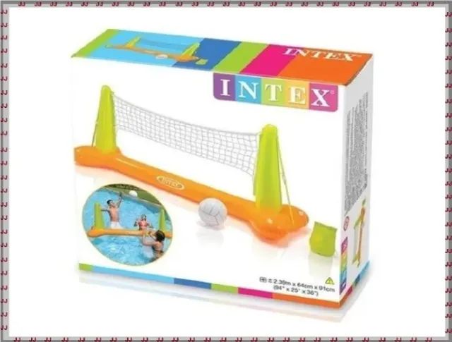 Kit de vôlei inflável para piscinas ou outros atividades - Foto 4