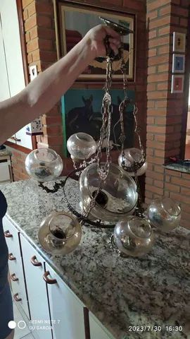 Lustre de Bronze - Foto 3