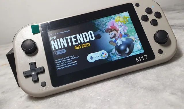 Console m17 novo com mais de 30mil jogos na memória 64GB cartão incluso - Foto 6