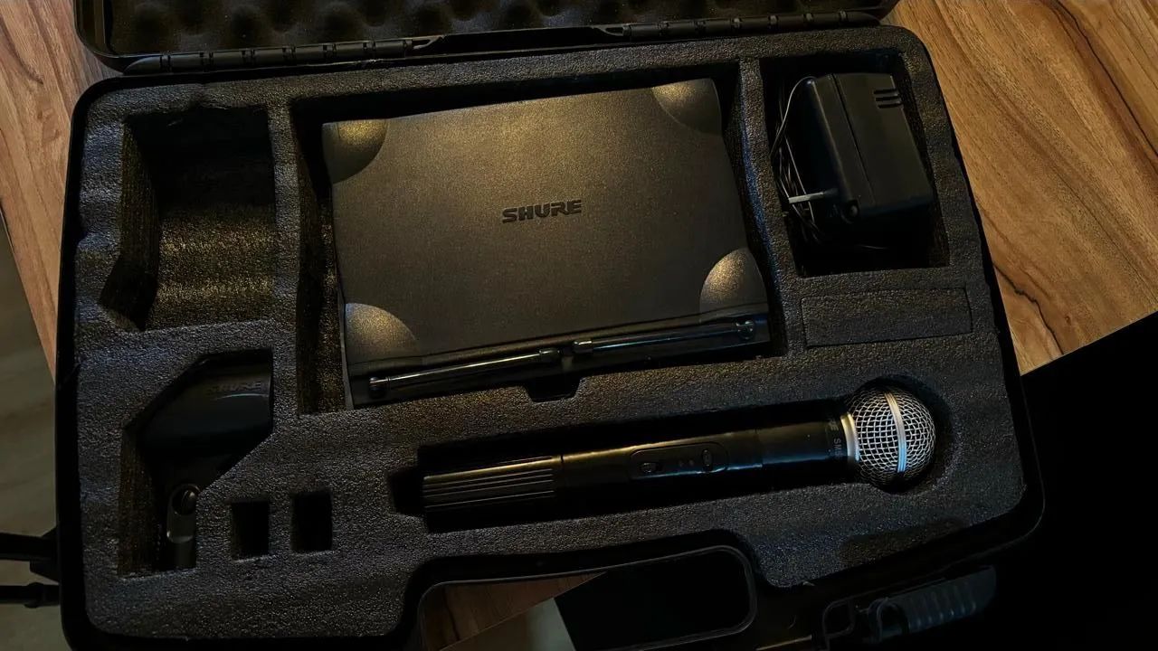 Microfone Shure SM-58 sem fio - Foto 4