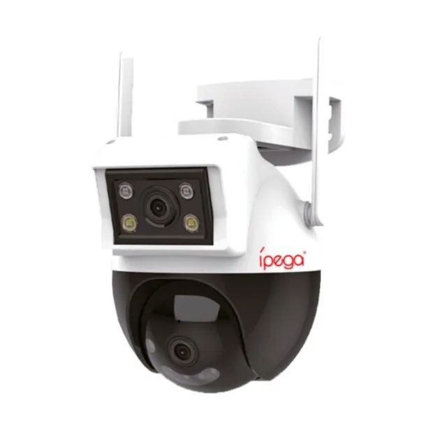 Câmera Segurança Externa IP 360º Wi-Fi Lente Dupla 3Mp Prova D'água e Poeira - Foto 5