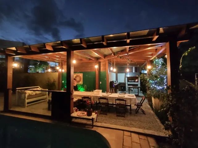 Baln. Camboiú - Temporada - Casa ampla p/10 pessoas com gramado,  pergolado e piscina. - Foto 4