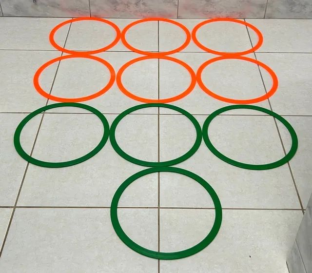 Kit 10 Argolas para Treino Funcional de Agilidade 