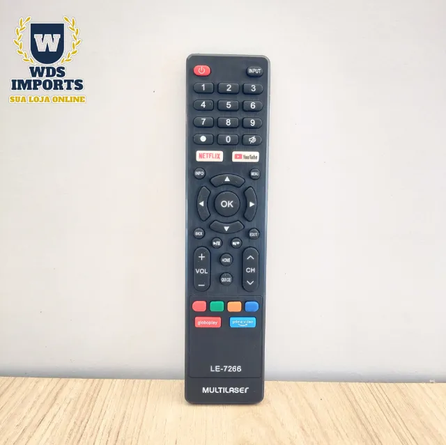 Controle Remoto Tv Multilaser
