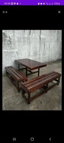 Palete rústicos móveis, fabricamos móveis sobre medidas de Pallet, e pinis. - Foto 2