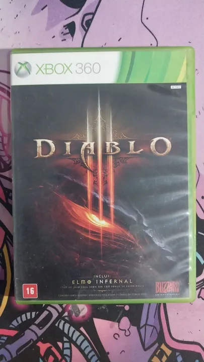 Jogo XBOX 360 DIABLO III (3) original perfeito estado