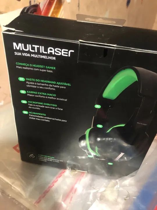 Headset gamer para computador PC e notebook com microfone - Foto 2