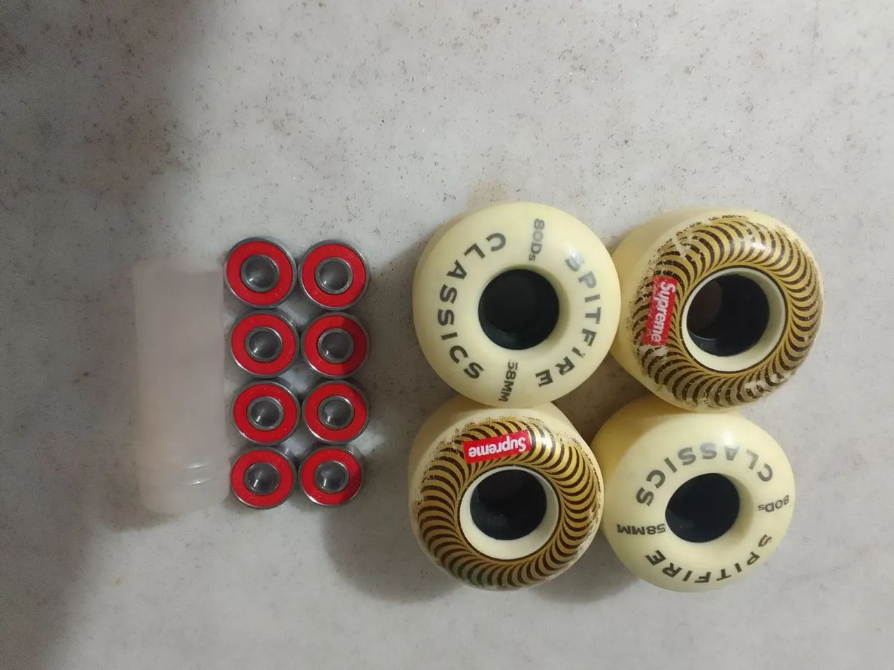 Rodas de Skates Spitfire 60 mm + Rolamentos High Performance