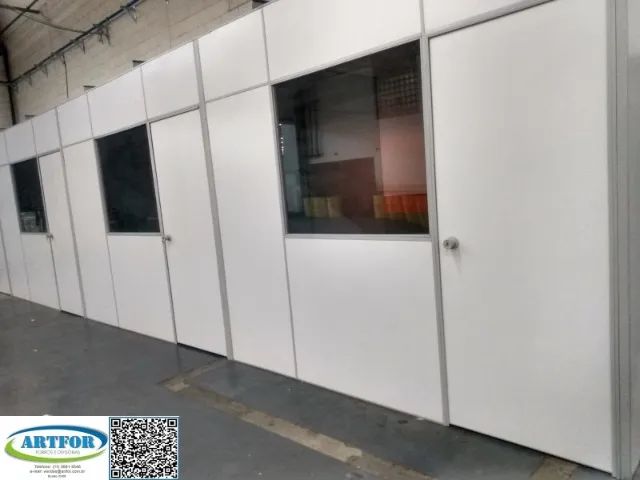 Portas e Divisórias Eucatex, Divisórias para Escritório Com Portas e Vidros. - Foto 3