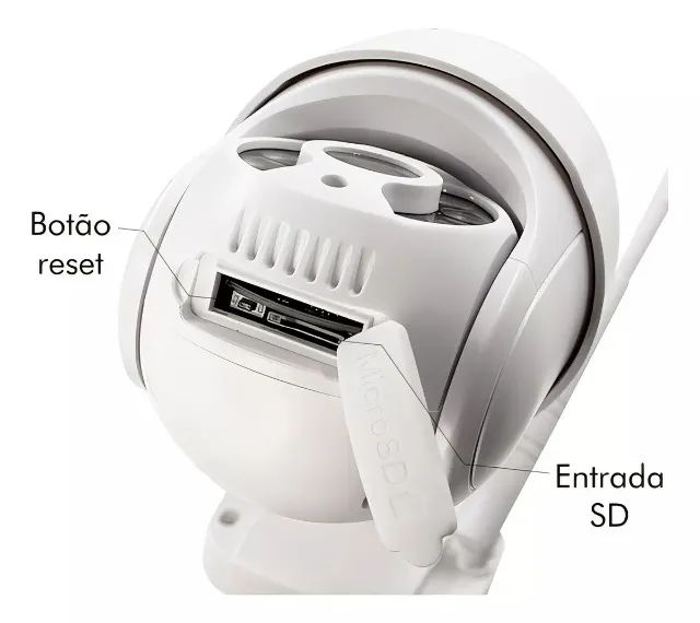 Câmera Wi-Fi Externa Home Smart Dome Ip - Segurança Inteligente com Visão 360º - Foto 2