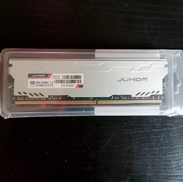 Memória ram ddr4 16gb Juhor prateada, para Intel (Nova) - Foto 2