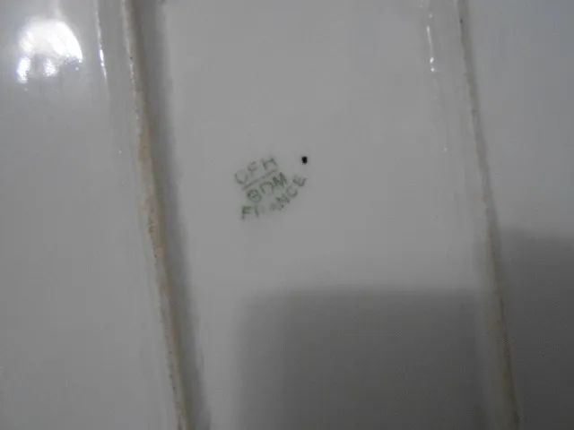 Antiga Travessa De Porcelana Francesa - Foto 5