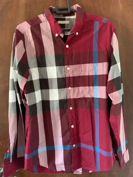 Camisa xadrez Burberry original P Roupas Água Verde, Curitiba