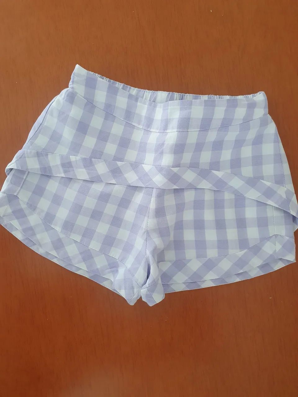 Shorts xadrez infantil