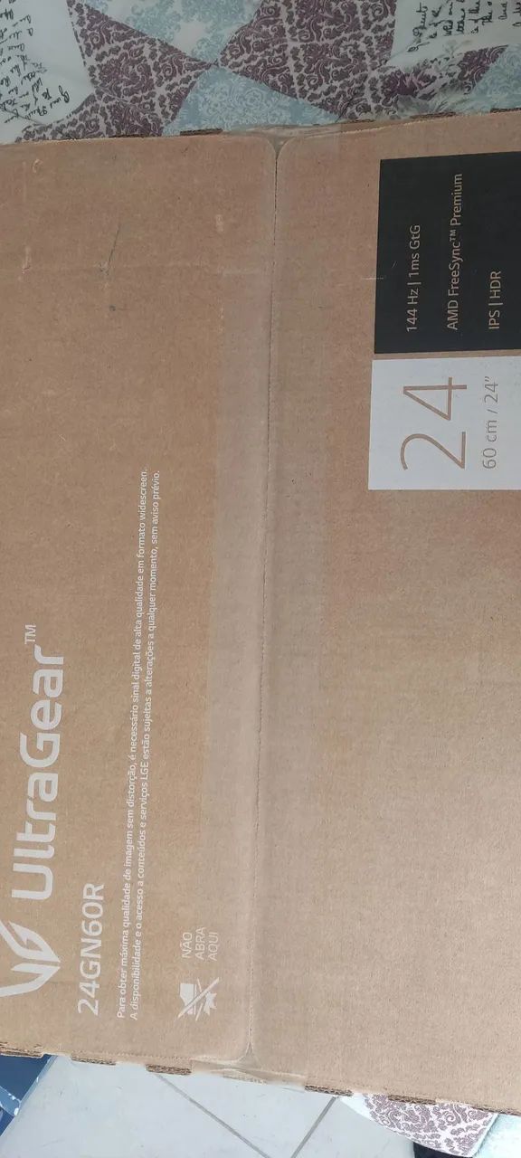 Monitor Gamer LG UltraGear 24GN60R 24'' Full HD 144Hz 1ms AMD FreeSync Premium