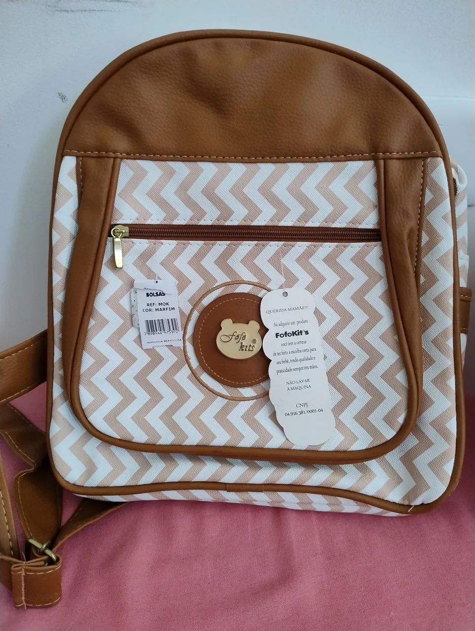 Mochila Fofo Kits para Bebê - Marfim