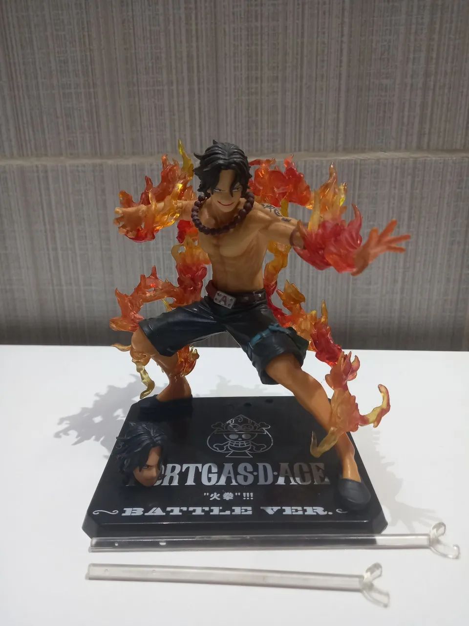 Figure ONE PIECE Portgas D. Ace Battle Ver. Figuarts ZERO BANDAI (SEM CAIXA)