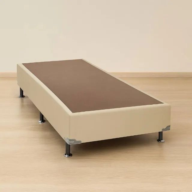 Base Box Solteiro Bege Ortobom