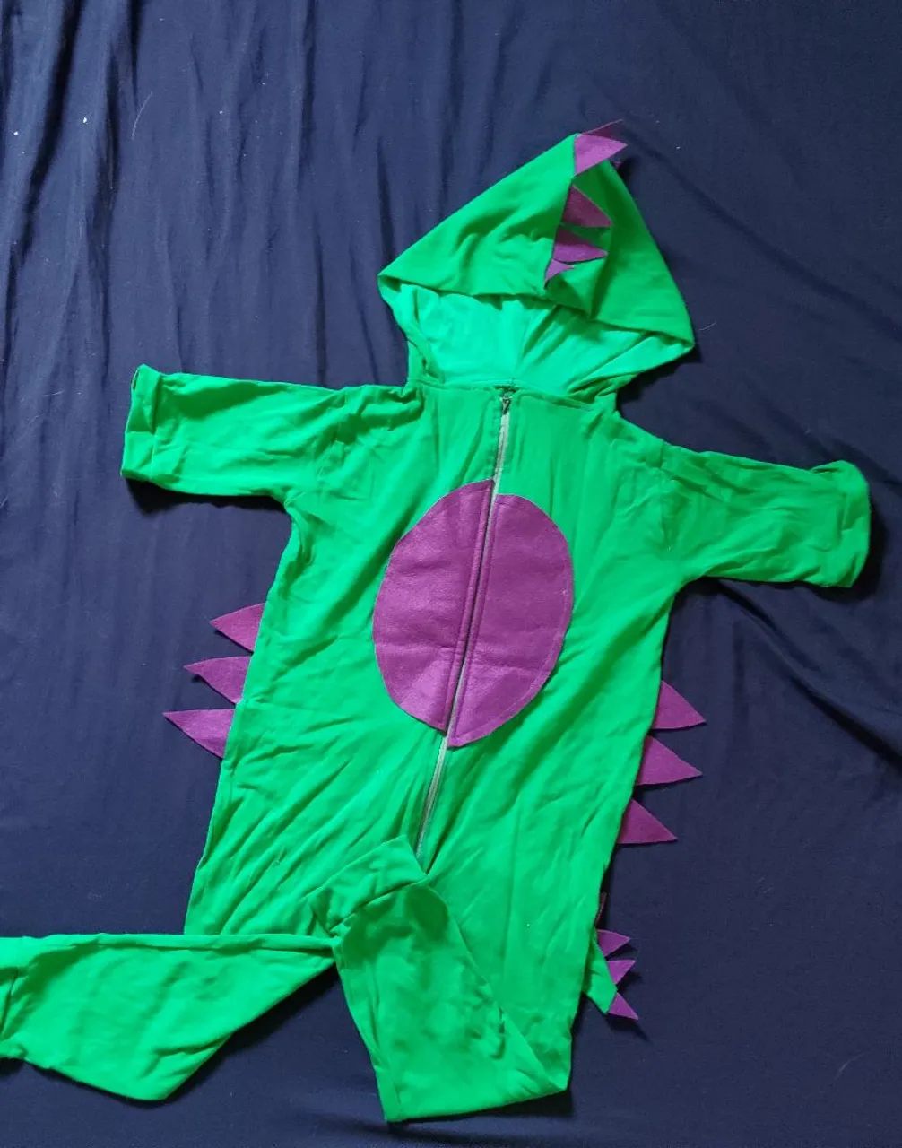 Macacão de Dinossauro Verde para Bebê 3 anos
