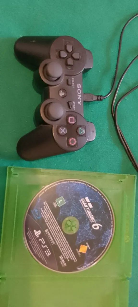 Vendo joystick e jogo de PlayStation 3