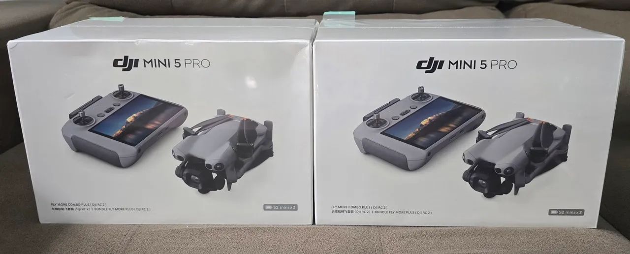 DRONE DJI MINI 5 PRO COMBO PLUS DE 52 MINUTOS COM TELA NOVO, LACRADO À PRONTA ENTREGA  - Foto 3