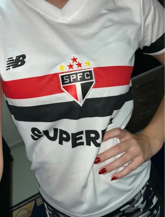 Camisa São Paulo Futebol Clube - 2023 - Tamanho M - Foto 4