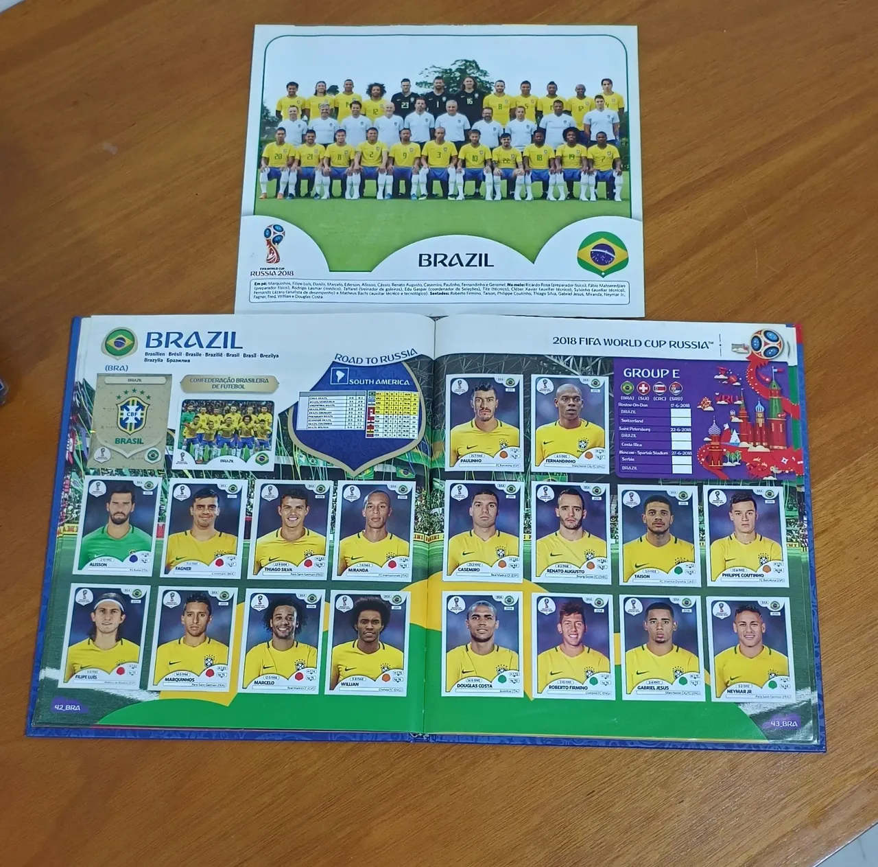 Álbum de Figurinhas Copa do Mundo 2018 - Brasil