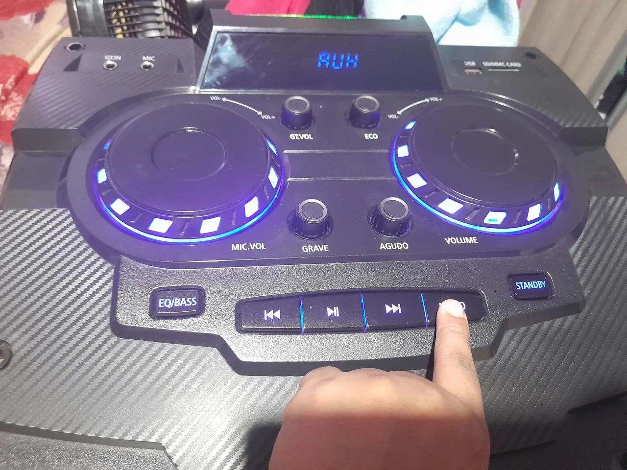 Caixa de Som Gradiente com Bluetooth e LED - Foto 3