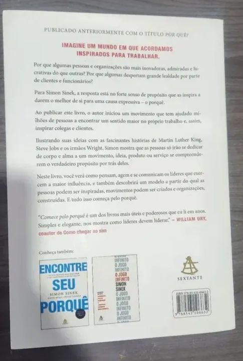 Livro Comece pelo porque - Foto 2