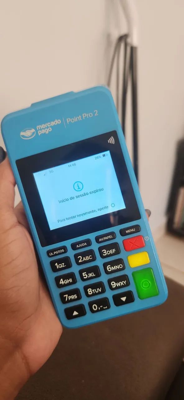 Maquininha mercado pago. 