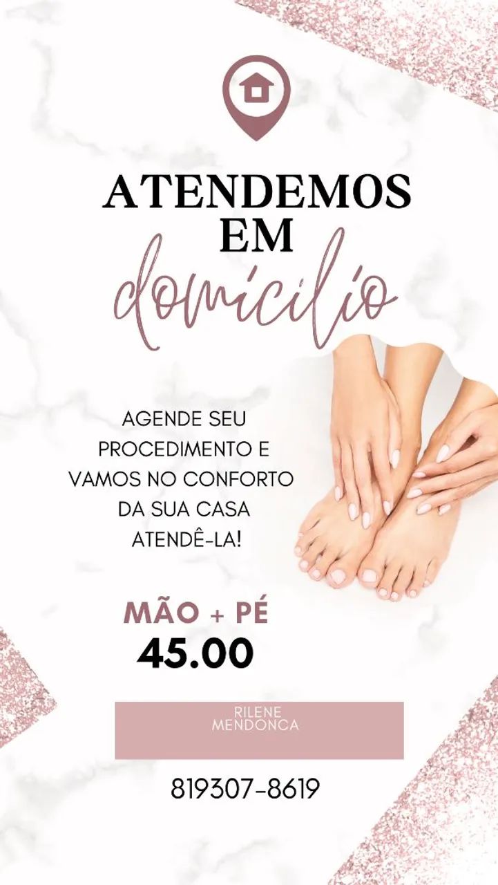 Unha em gel ,SPA dos pés, limpeza de pele é  só agendar horário,  atendemos também a domi - Foto 4