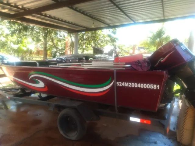 Barco Levefort Alumínio Casco Duplo - Revisado - 40 mil - Foto 4