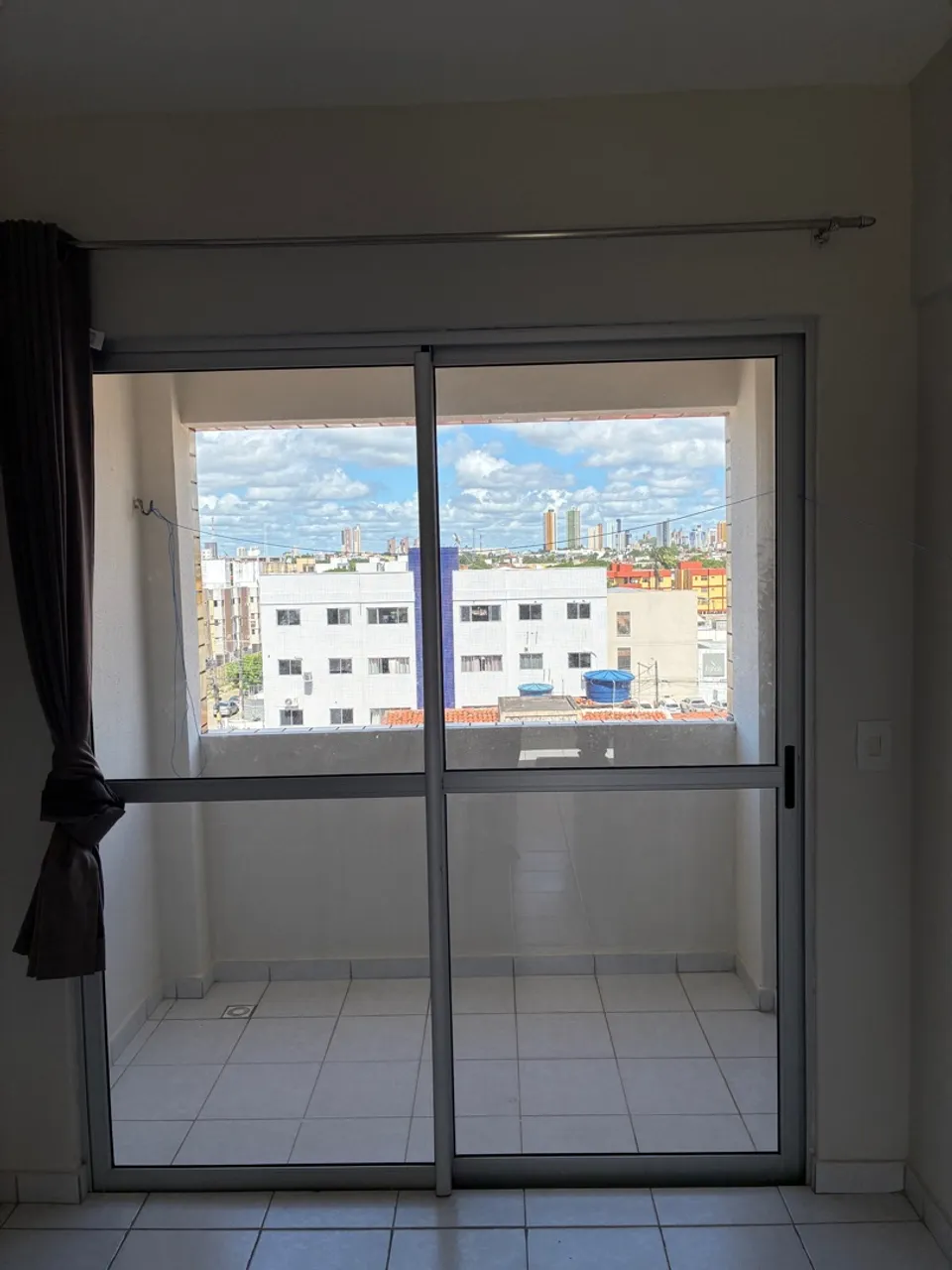 Porta de vidro para varanda