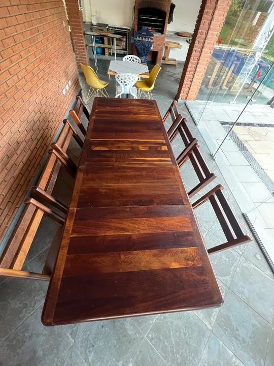 Mesa de jantar elástica + cadeiras - Foto 2