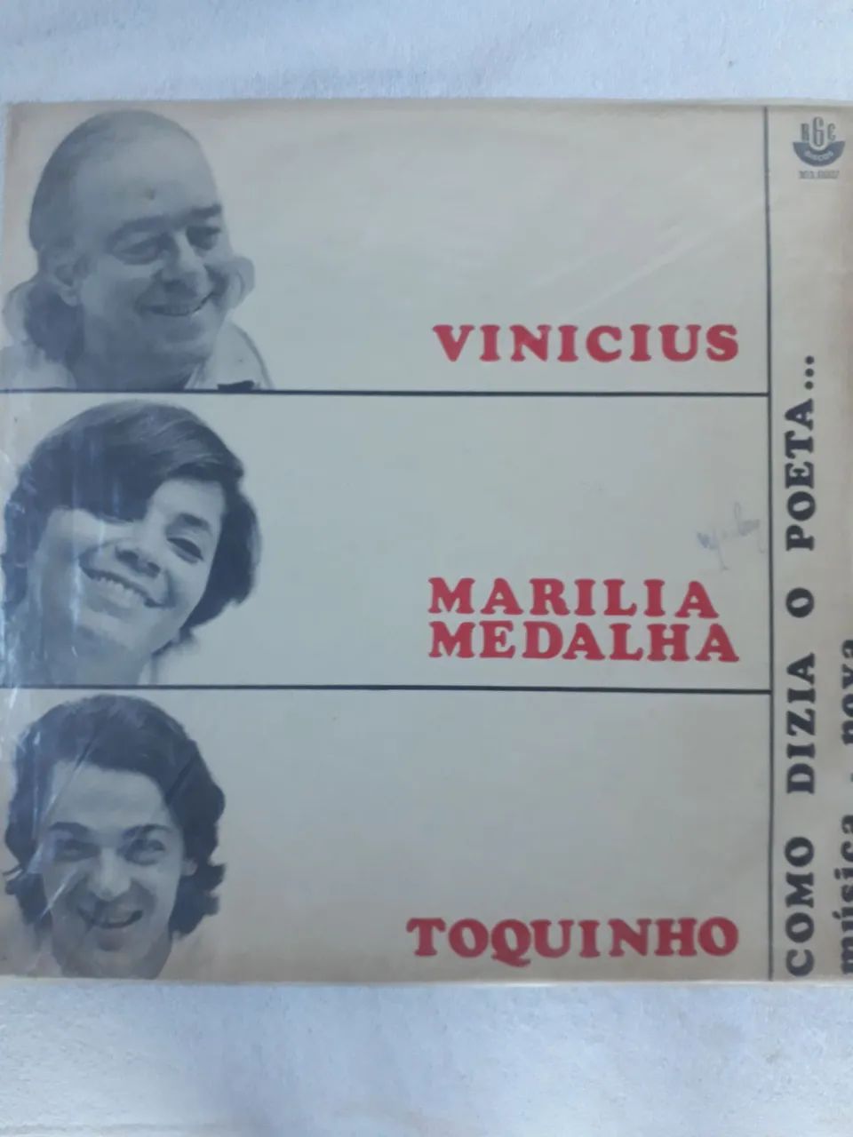Disco Vinil Como Dizia O Poeta - Vinícius, Marília, Toquinho