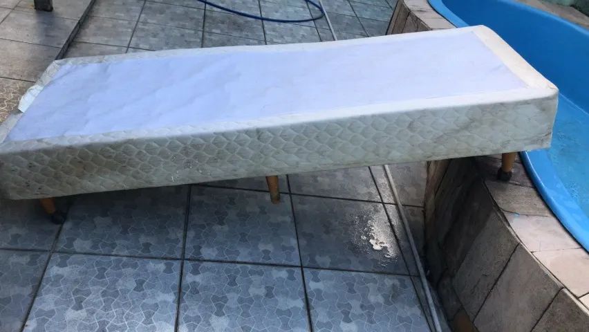 base de cama box de solteiro - Foto 4