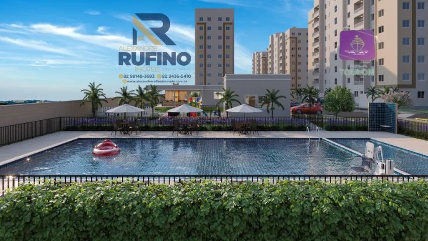 Toulon Residencial, 2/4 Com Quintal Privativo Prox ao Pátio Shopping Lazer e Diversão. - Foto 4