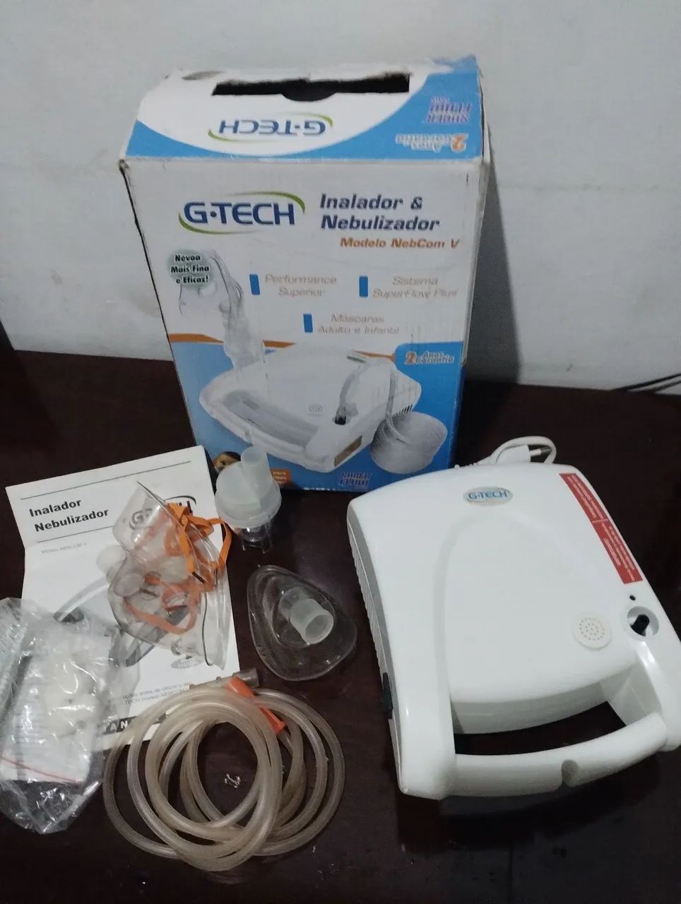 Inalador e Nebulizador G-TECH NebCom V - Foto 4