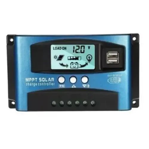 Controlador De Carga Mppt 60a Usb 12V 24V para Painel Solar - Foto 5