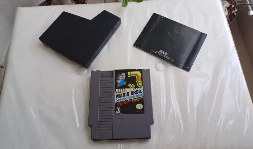 Mario Bros Arcade Classics Nes + Manual + Slave Impecável - Foto 2