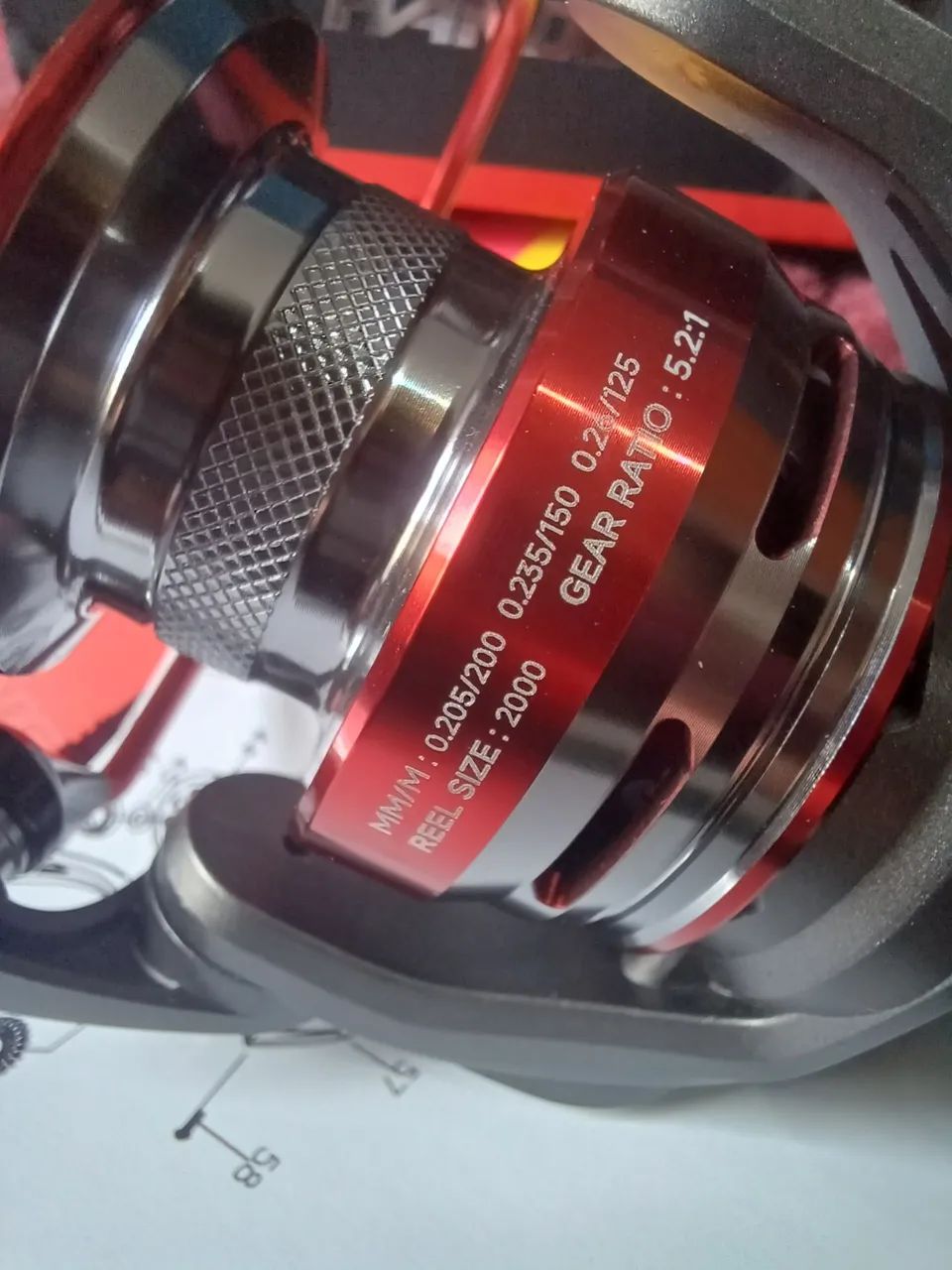 Molinete M1 Elite -tam 2000 Pesca Esportiva - Foto 6