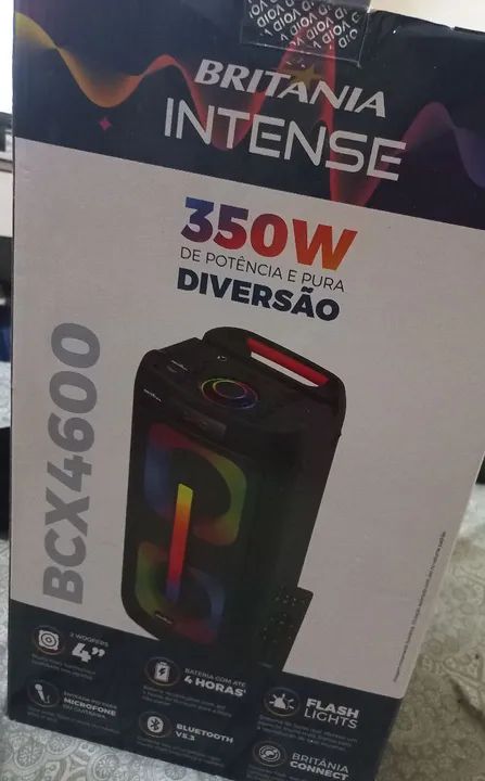 Caixa de som Britânia Nova