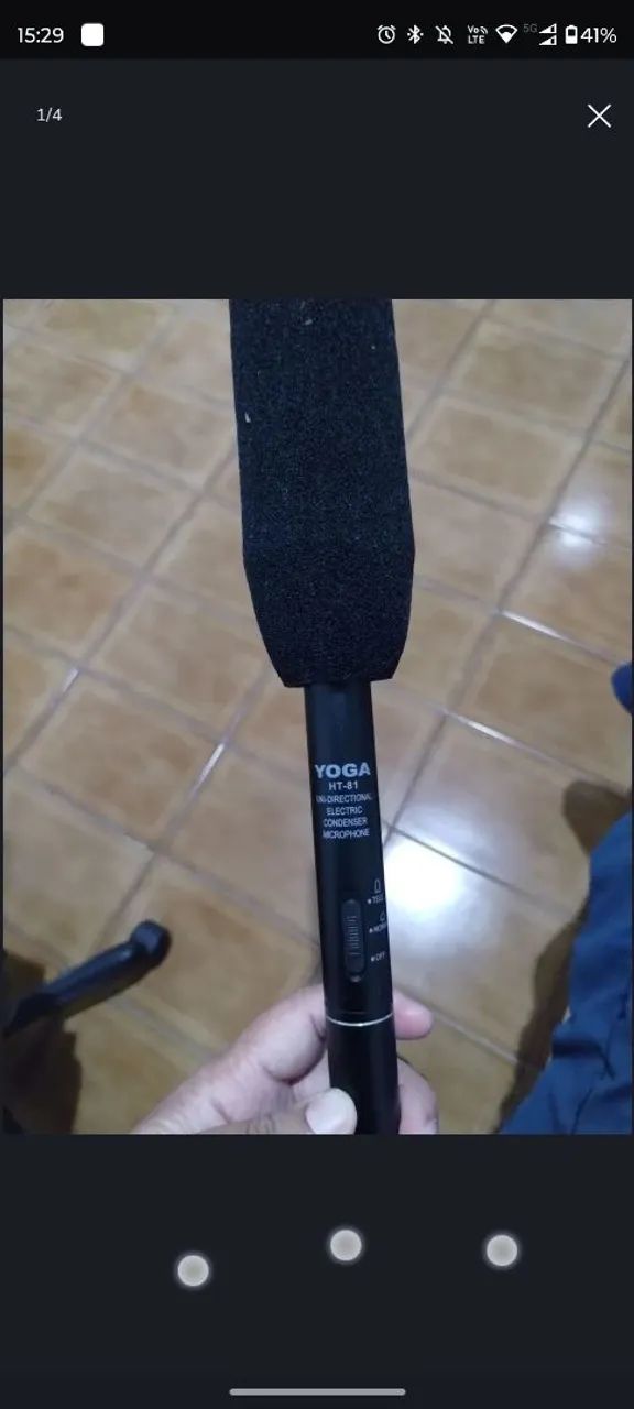 Microfone condensador unidirecional Yoga HT-81 - Foto 2