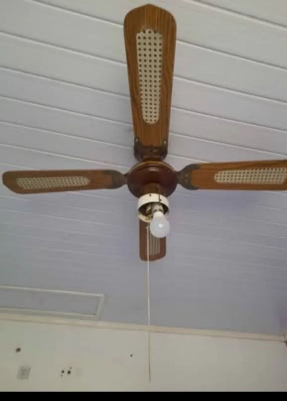 Ventilador de Teto Clássico - Design Vintage - Foto 4