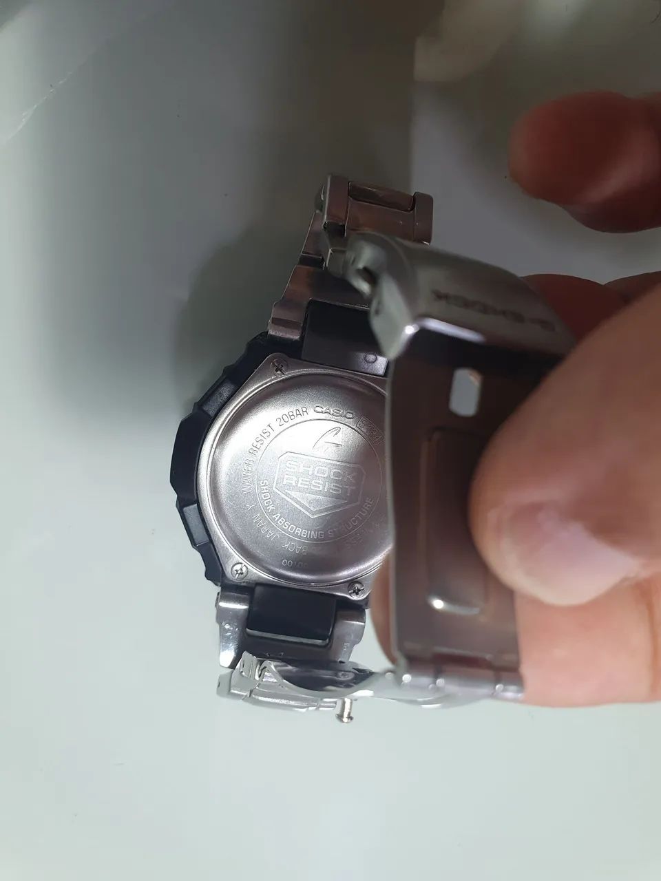 Casio G-Shock Grafity Defier Tough Solar G-1250 Aço Impecável  - Foto 3