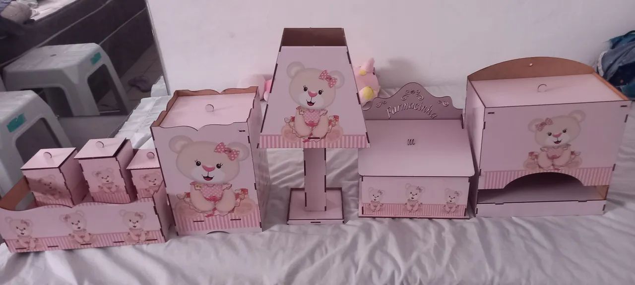 Kit higiene Infantil Ursinha